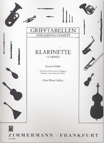 Grifftabelle Es-Klarinette Oehler-System